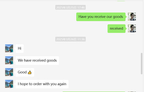il buon feedback da Sili sulla nostra macchina dalla Thailandia