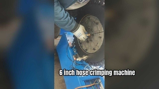 Macchina per aggraffare tubi da 6 pollici