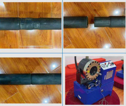 Testa del dispositivo girato 360° 1-90mm Distanza di crimping Hydraulic Steel Pipe Crimping Machine con 260Kg e dimensione 950*750*1050 mm