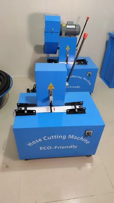 Macchina elettrica per il taglio di tubi di gomma con 4 strati e controllo avanzato dei pulsanti 2 pollici 6-51 mm Blu