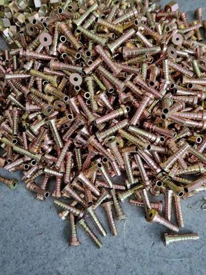 Un buon prezzo. Materiale grezzo rivestimento in rame carrello elevatore idraulico riutilizzabile Fittings di tubi idraulici maschile femminile Fittings di tubi idraulici ferrule in linea