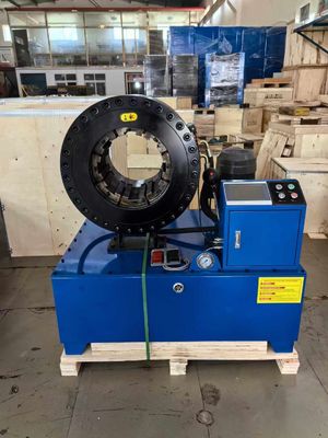 3 pollici 1/4-3 pollici con elettrico 200pcs / h Efficienza di lavoro 800T Hydraulic Hose Crimping Machine Per 6-76mm Crimping Range