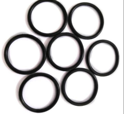 Colore nero Diversi standard FFKM Anelli di gomma resistenti all'olio per sigillamento dei campi di petrolio e gas Imballaggi personalizzabili