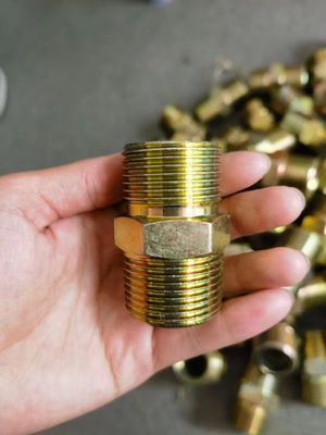 Forklift in acciaio al carbonio riutilizzabile adattatore di filo personalizzato / accessori per tubi idraulici accessori per tubi idraulici