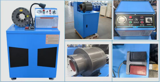 Un buon prezzo. 10 Die 500 pezzi all'ora Macchina portatile per il crimping del tubo Crimper idraulico del tubo in linea