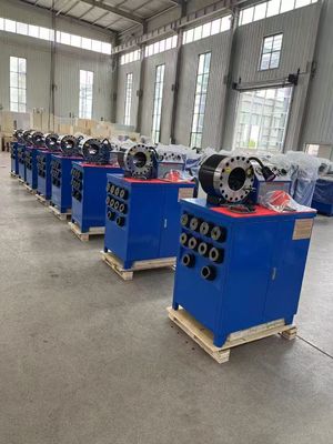 2 pollici di altezza Modello Blu Colore 10 Die Pompa idraulica Crimping Machine Con 600T forza di crimping