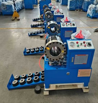 Sistema di controllo del pulsante 2 pollici 10 Dies DX68 Pompa di crimping Machine Pompa di crimping 3KW / 4KW