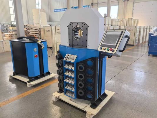 Servizio OEM 0.01mm Precisione Pompa Crimping Machine 4 pollici Grande capacità Crimping Range Strumento di Crimping elettrico idraulico