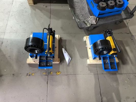 6-25mm 1 pollice 0KW Manual Hose Crimping Machine / Hose Crimper con 7 Die Color Blu per l'industria