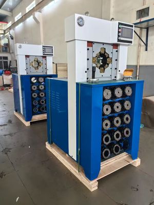 Super spessore 3 pollici con 15 Die 6-76mm Blu Color AC Hose Crimping Machine Con Ritenuta Forza di Crimping più veloce 650T