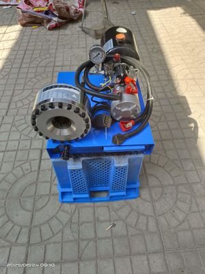 Un buon prezzo. 12V/24V 7 Dies 1 pollice intrecciato tubatore Crimper batteria azionamento idraulica tubatore tubo di crimping macchina 6-25mm in linea