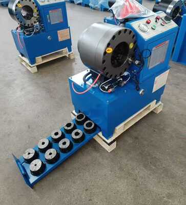 DX68 Mobile Hydraulic Hose Crimping Machine con processo di forgiatura di nuova tecnologia e opzioni di tensione 220v/240v/380v/415v