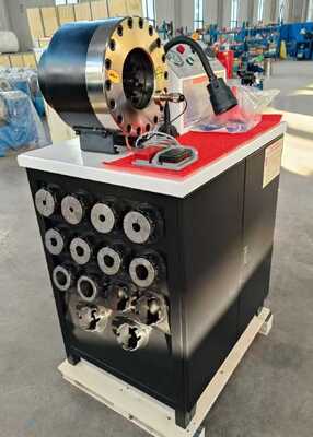 2 pollici 600T Crimping Force Rubber Hose Crimping Machine con 6-51mm Range e 10 matrice intercambiabili