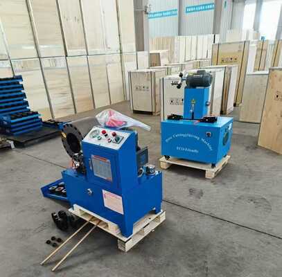 Un buon prezzo. DX68 Crimper idraulico per tubi con 6-51 mm di portata di crimping 10 dies e 200 PC per ora Efficienza della pompa di pressione in linea