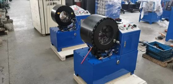 Un buon prezzo. Tubo flessibile idraulico della stampa a 6 pollici che unisce apertura del piegatore della stampa del tubo flessibile di 4-150mm grande in linea