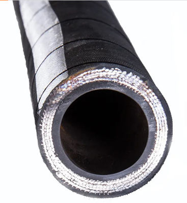 Un buon prezzo. Il cavo flessibile del tubo di gomma idraulico a spirale a 8 pollici 3 ha intrecciato il grande calibro del tubo di gomma in linea