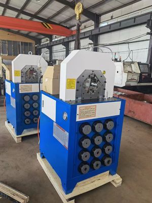 sistema di controllo intelligente idraulico del tubo 4kw della pressa di stampaggio del tubo flessibile dello SpA 5.5kw CBK-120 a 3 pollici