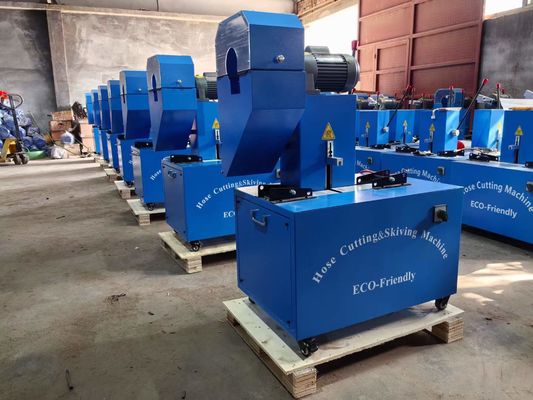 Un buon prezzo. Maglietta elettrica da 1/4 pollice a 2 pollici è 850*600*1200mm per la produzione di tubi di gomma con motore da taglio a 2850 giri al minuto in linea