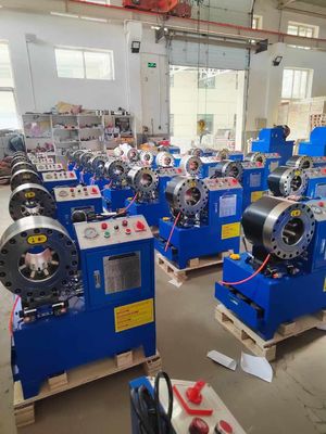 Un buon prezzo. Controllo PLC DX68 Pompa di crimping Machine Max apertura 114mm in linea