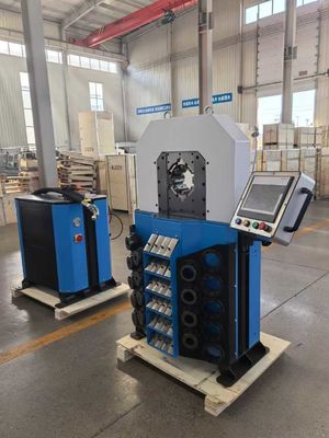 0.01mm Precisione Pompa Crimping Machine 4 Pollici Grande Capacità Crimping Range Elettrico strumento di crimping idraulico