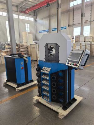 16 Die Bello Colorato E Buon Disegno 0,01mm Precisione Pompa Crimping Machine 4 Pollici Grande Capacità Crimping Range Strumento di Crimping elettrico idraulico