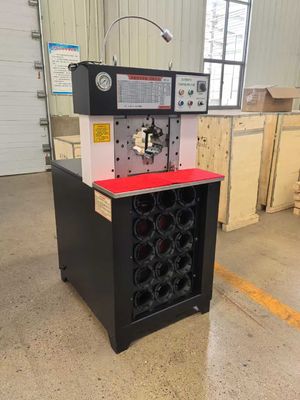 Color nero Sistema di controllo del pulsante da 3 pollici Large Range Ac Hydraulic Hose Crimping Machine Air Conditioning Hose Crimper