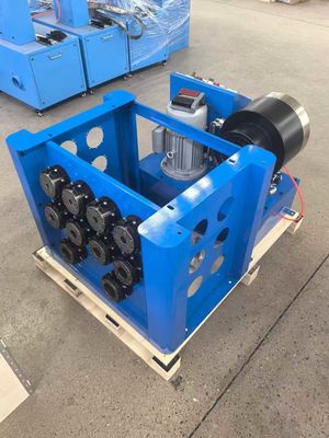 Un buon prezzo. 2 pollici e 1,5 pollici Blu Color Portatile idraulica pompa Crimping Machine con Rack e cambiamento rapido utensili di stampo 6-38mm pompa Swager in linea
