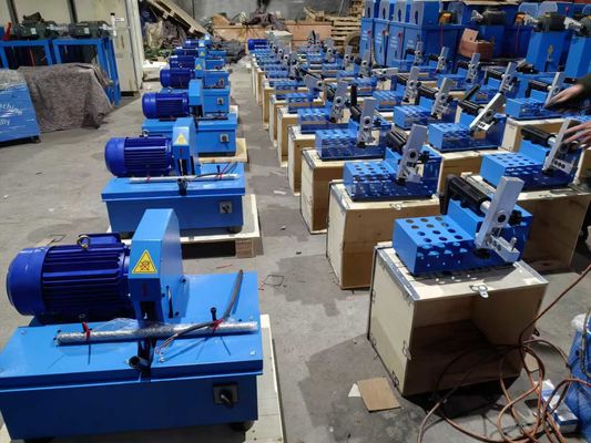12v caricamento auto tensione intrecciato tagliatore di tubo di gomma automatico facile di funzionamento 1/4 a 2 pollici tubo di taglio del tubo macchina / taglio del tubo