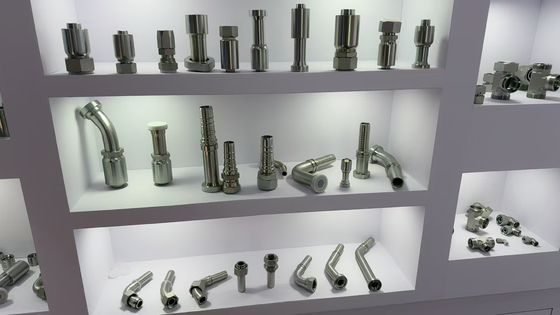 Fittings di tubi idraulici a filo Bsp di acciaio inossidabile maschio femmina accoppiatori rapidi per diverse dimensioni da 1/4 ′′ dritto, 45 °, 90 ° a 1 pollice