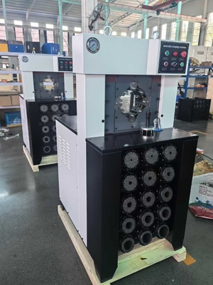 Un buon prezzo. 3 pollici idraulica tubo di crimping Machine con 15 Die 6-76mm in linea