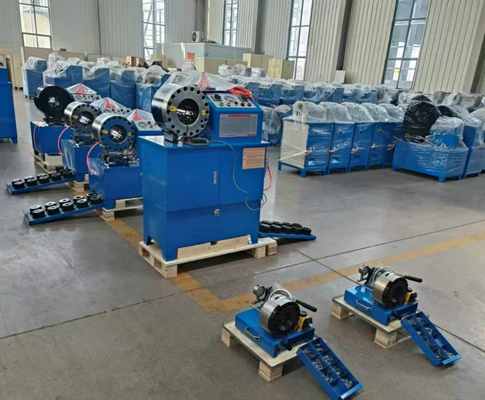 Un buon prezzo. 2 Inch Hydraulic Hose Crimping Machine with Double Functions and 310kgs Net Weight for Efficient Hose Processing in linea