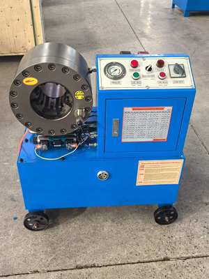 2 pollici 10 Dies Mobile Hose Crimping Machine Con 600T Crimping Force E 200 Pcs Per Orario Efficienza