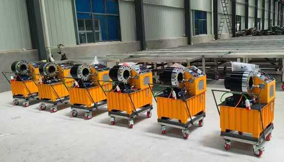 Un buon prezzo. DX68 Crimper idraulico per tubi con 6-51 mm di portata di crimping 2 pollici di capacità e 10 matrici per una pressione efficiente del tubo in linea