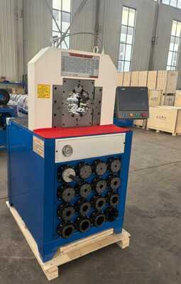 Un buon prezzo. Crimpacavi idraulico da 3 pollici 6-76 mm con 15 matrici e design a stampo a cambio rapido per una pressatura efficiente dei tubi flessibili in linea