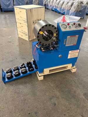 Un buon prezzo. DX68 Crimper idraulico per tubi con 6-51 mm di portata di crimping 10 dies e 200 pcs all'ora di efficienza in linea