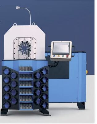 Un buon prezzo. 4 pollici elettrico idraulico tubo di crimping macchina con 0.01mm di precisione 6-102mm di crimping gamma e 18 muri in linea