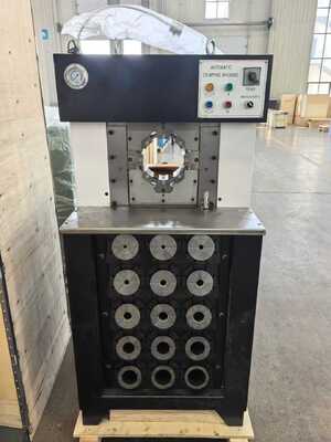 Un buon prezzo. 3 pollici di pulsante di controllo idraulico tubo di crimping Machine con 6-76 mm di crimping Range, 165 mm Max apertura e 15 Die in linea