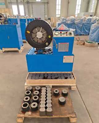Un buon prezzo. 6 pollici idraulica tubo di crimping Machine con 4-150mm Crimping Range Grande apertura e 20 matrice intercambiabili in linea