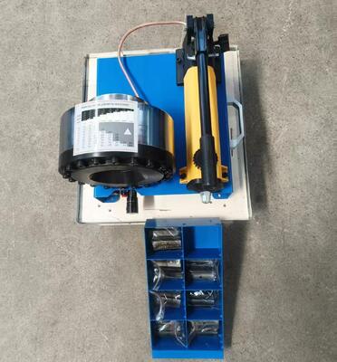 Un buon prezzo. Gamma di piegatura della macchina di piegatura manuale del tubo flessibile idraulico da 1 pollice da 6 mm a 25 mm di colore blu con 7 stampi per applicazioni idrauliche con pressione diversa da 31,5 MpA a 60 Mpa come richiesta del cliente in linea